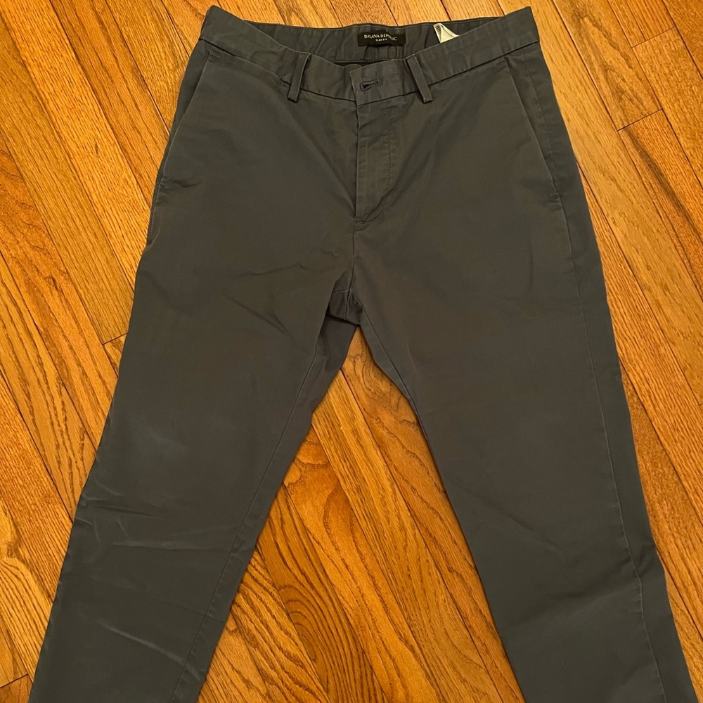Banana Republic Light Blue Performance Chinos 31x30